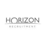 The grey Horizon Recruitment Company logo.